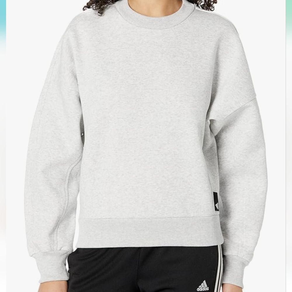 Adidas Gray Crewneck Sweatshirt